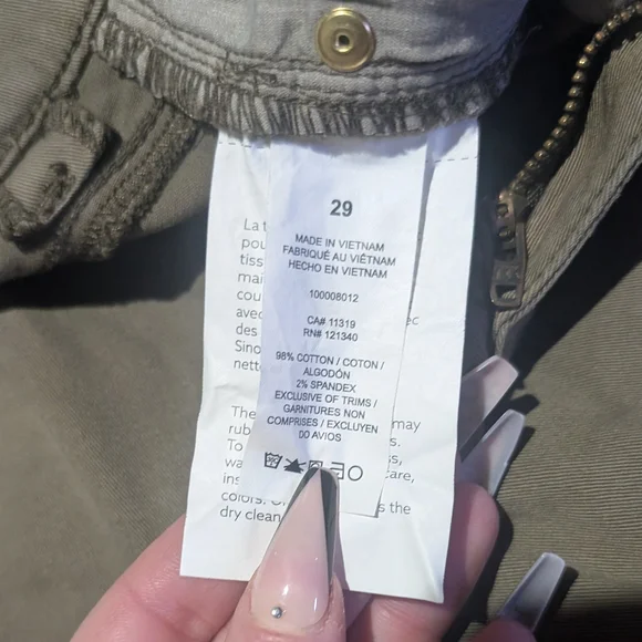 Dynamite Army Green Skinny Jeans - Picture 6 of 7